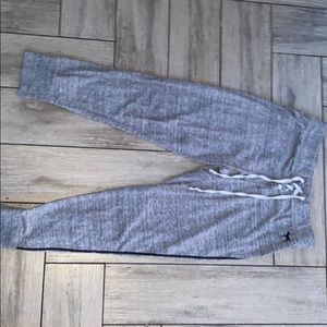 Gray sweatpants